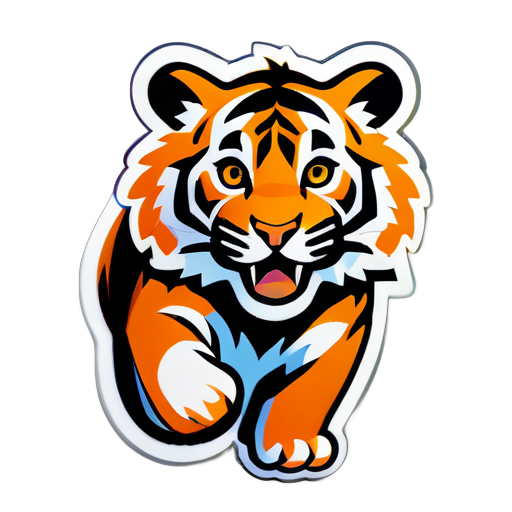 tiger sticker