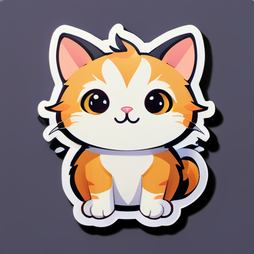 Un chat mignon  sticker