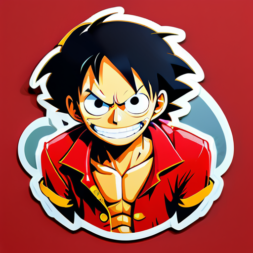 Monkey D. Luffy sticker