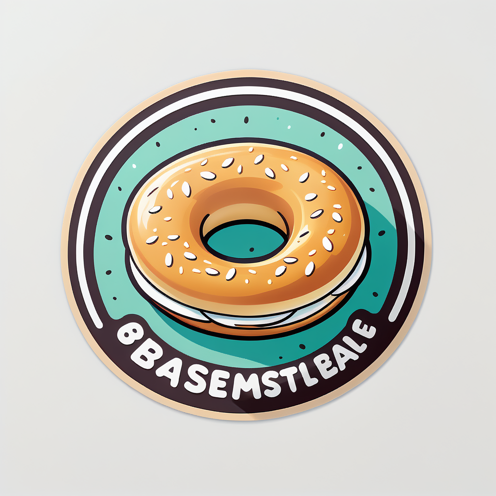 Pão Bagel sticker