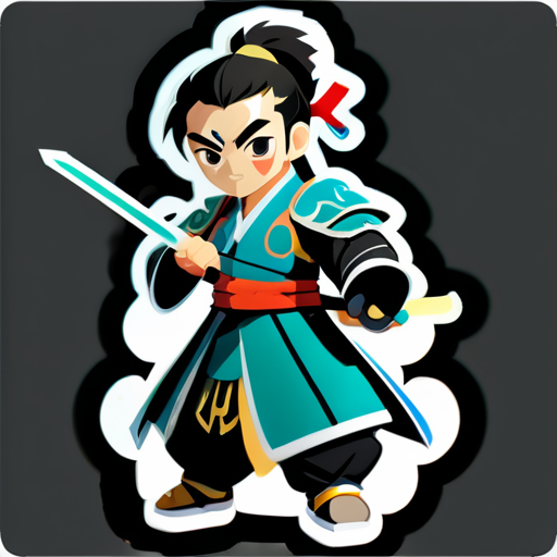 Adesivos de Chen Ping'an de Sword Dynasty sticker