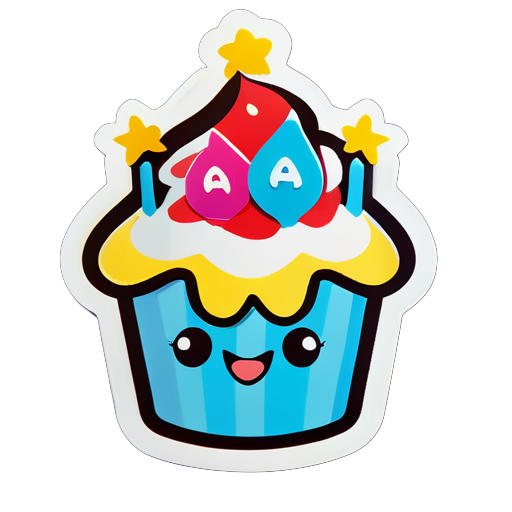 happy Birth Day nada sticker