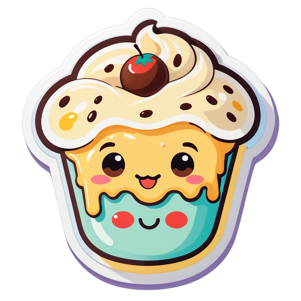 cute Pudding sticker