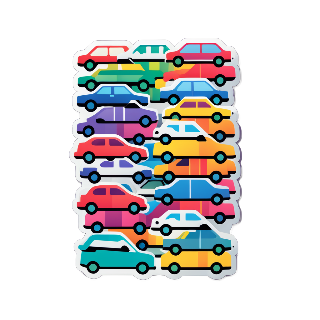 Traffic Jam sticker