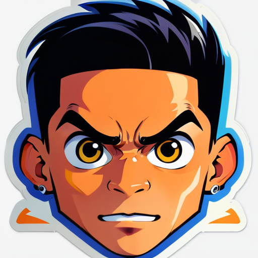 Rosto do Devin AI sticker